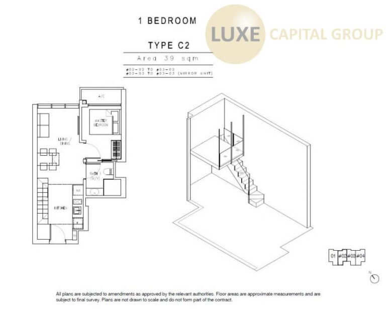 120-Grange-Floorplan-1-bedroom-Type-C2
